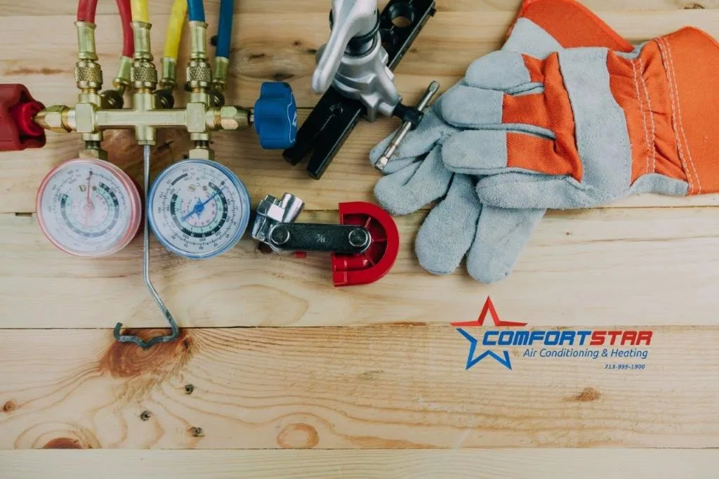 AC Tune-Ups tools ready to start taking care of Air Conditioner