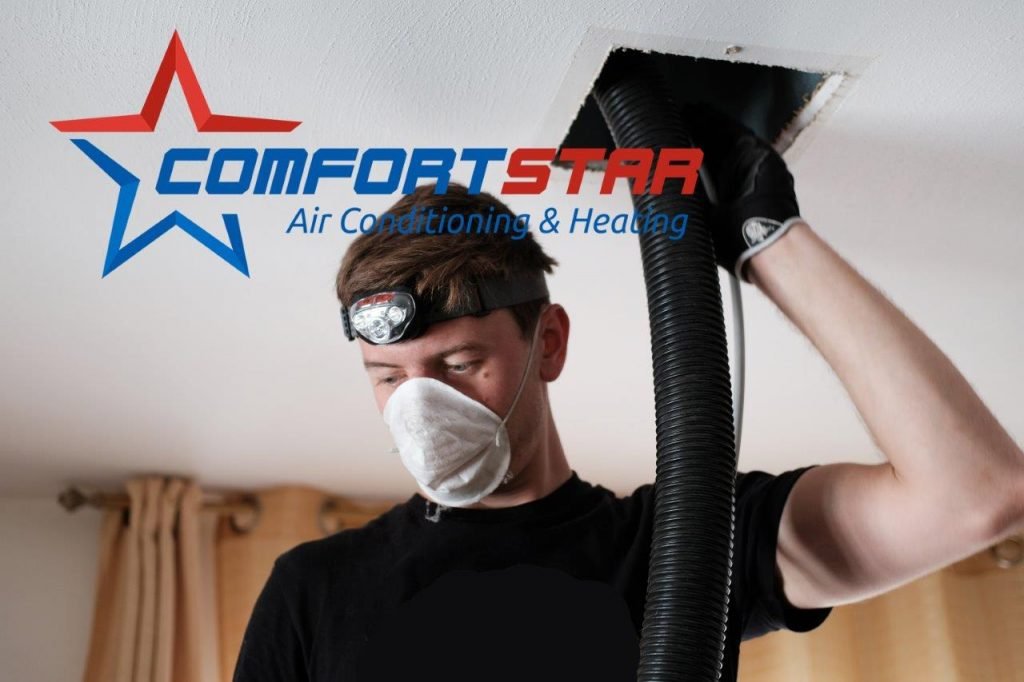 Residential Duct cleaning by Comfort Star HVAC Houston
