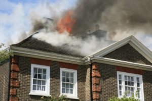 House roof on fire due to HVAC malfunction