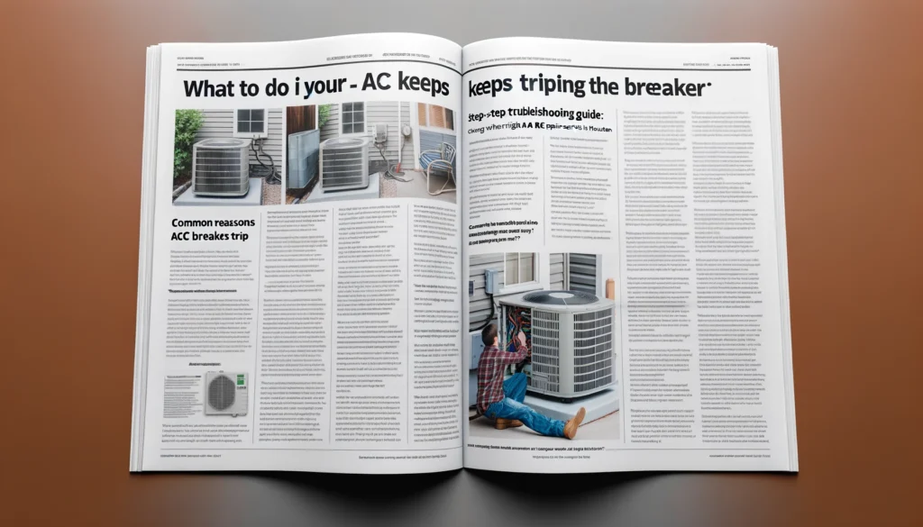 article with title of what to do if your ac keeps tripping the breaker